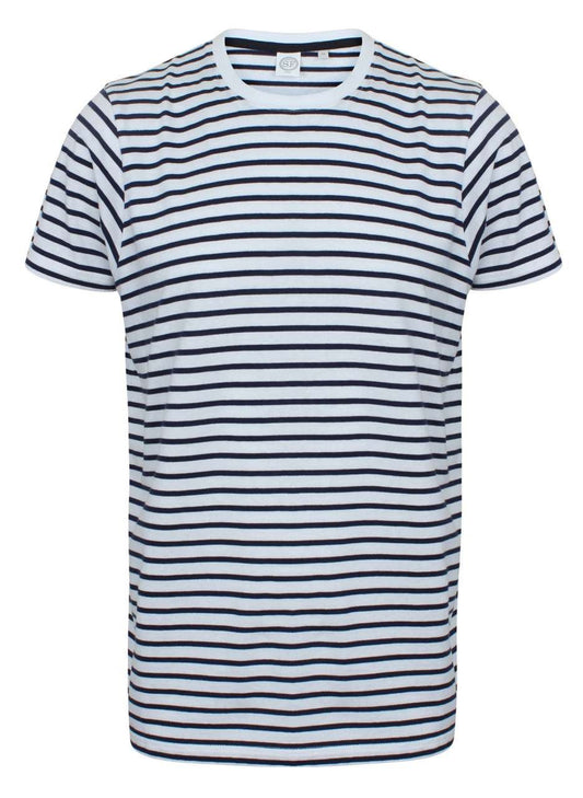 UNISEX STRIPED T – Heather Grey Stripe | PrintoTerra