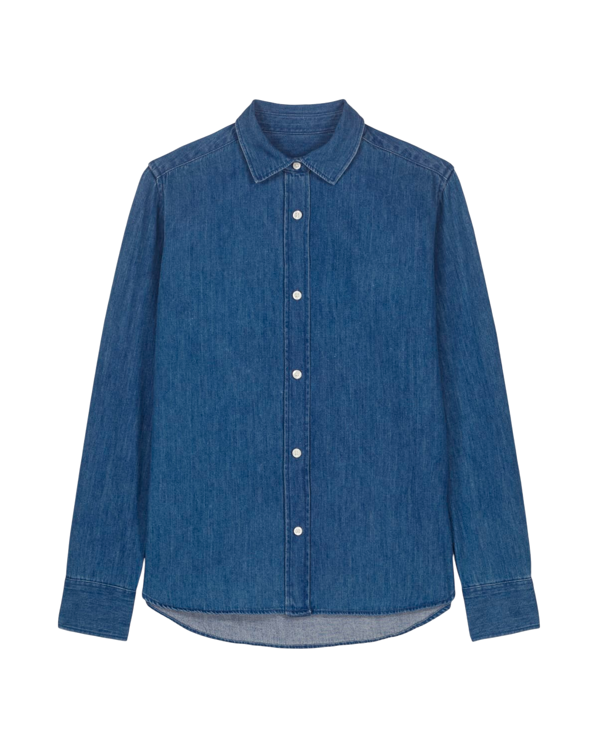 Stella Denim Shirt - Mid Wash