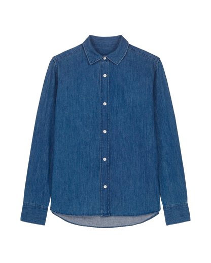 Stella Denim Shirt - Mid Wash