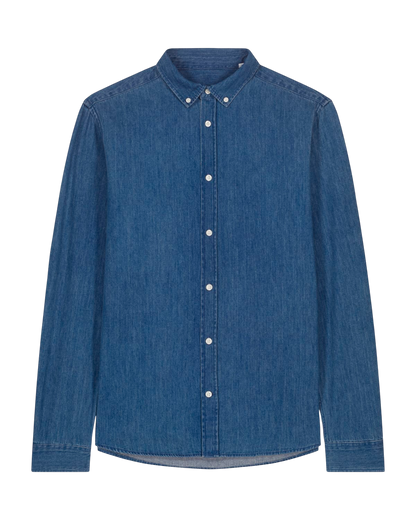Stanley Denim Shirt - Mid Wash