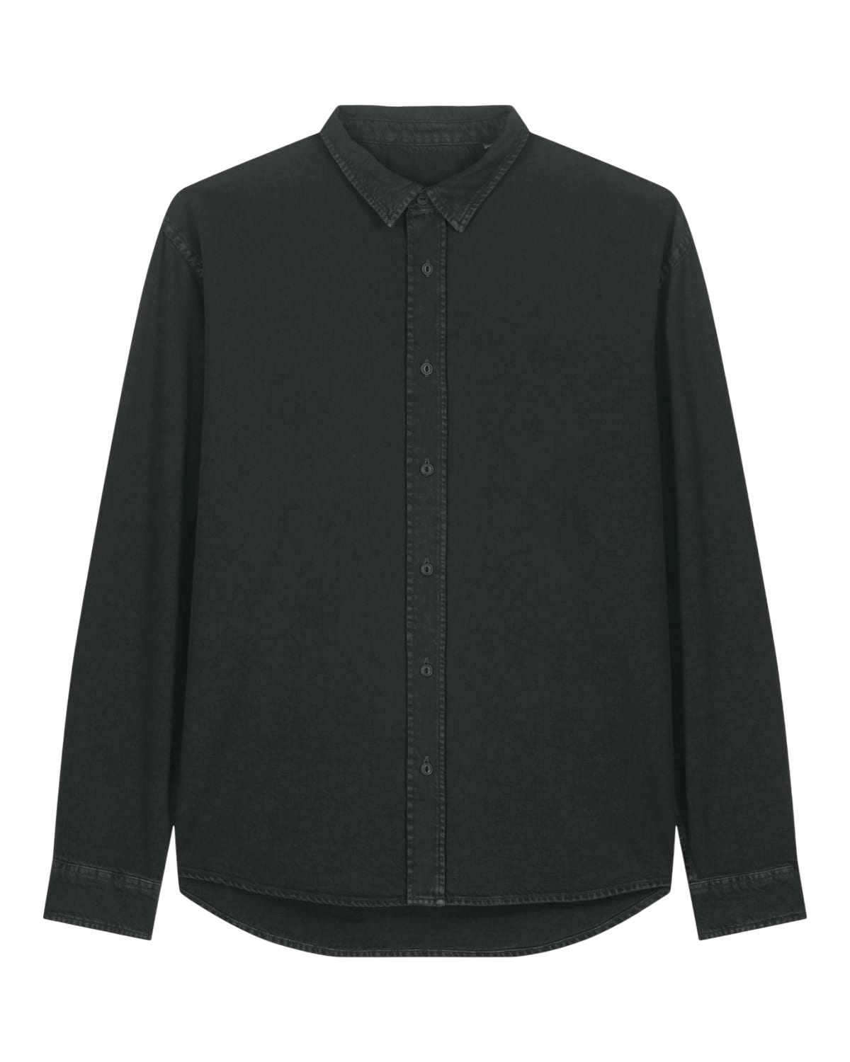 Worker Shirt - G. Dyed Black Rock