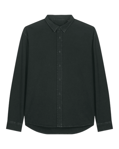 Worker Shirt - G. Dyed Black Rock