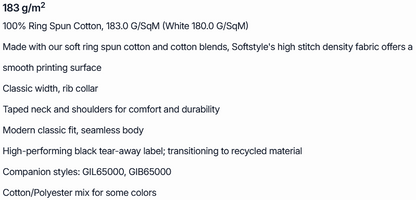 SOFTSTYLE™ MIDWEIGHT ADULT T-SHIRT