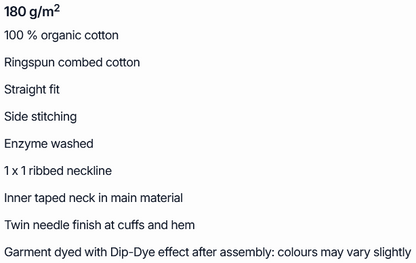 ECO-FRIENDLY DIP DYE T-SHIRT