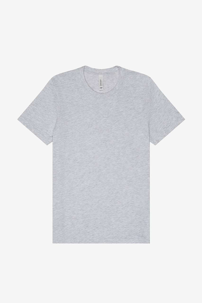 UNISEX JERSEY SHORT SLEEVE TEE – Ash | PrintoTerra