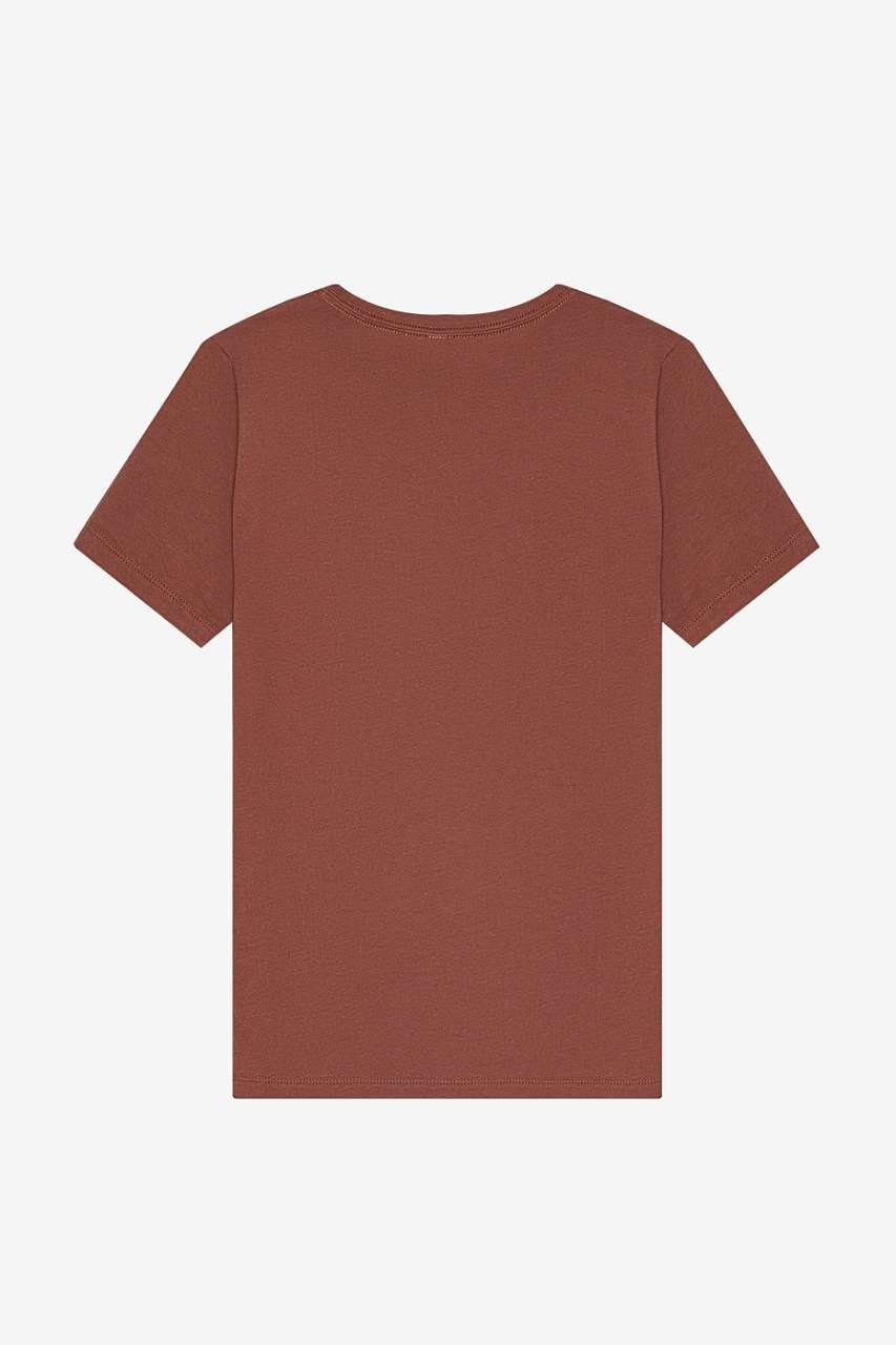 UNISEX JERSEY SHORT SLEEVE TEE – Chestnut | PrintoTerra