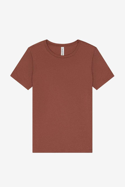 UNISEX JERSEY SHORT SLEEVE TEE – Chestnut | PrintoTerra