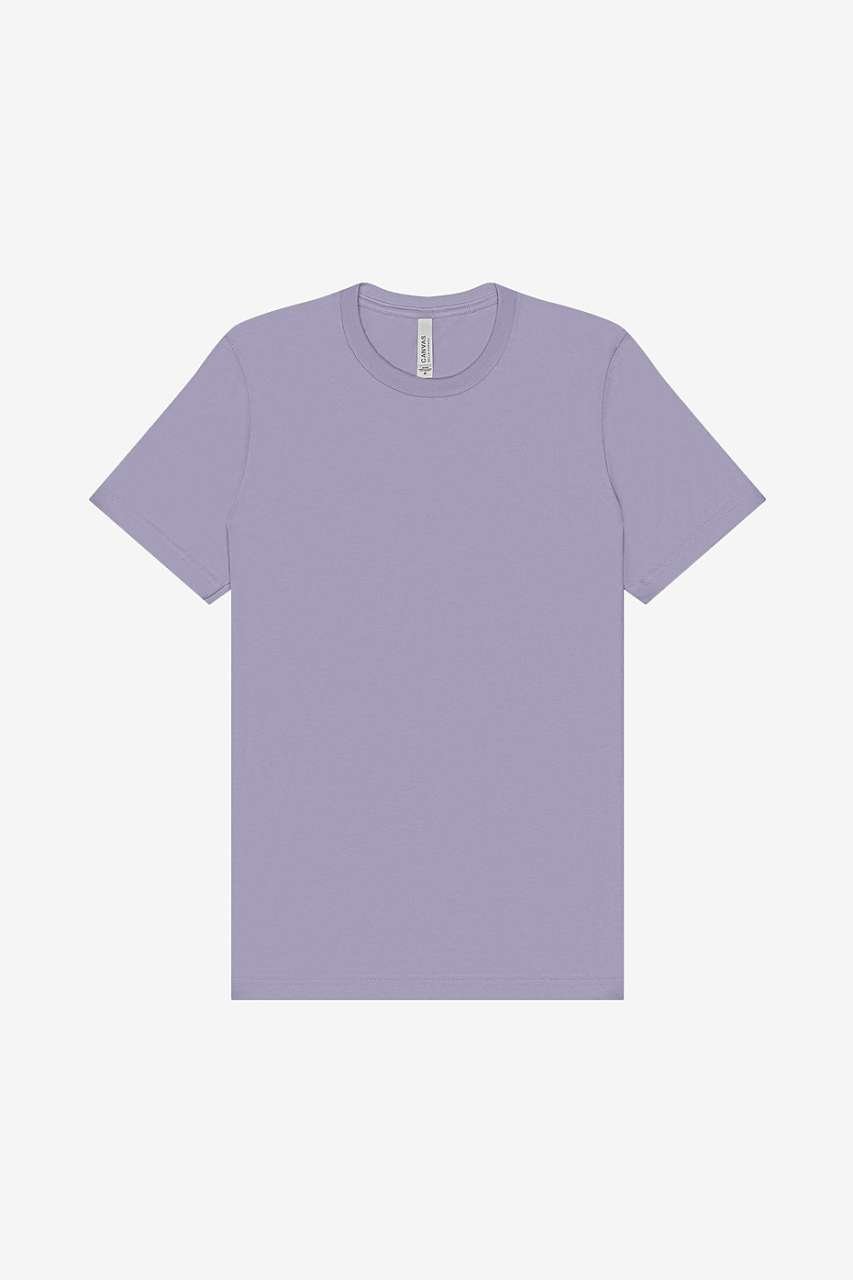 UNISEX JERSEY SHORT SLEEVE TEE – Dark Lavender | PrintoTerra