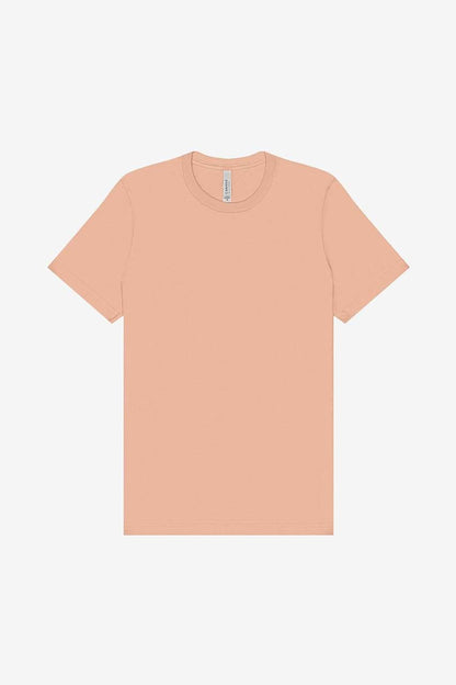 UNISEX JERSEY SHORT SLEEVE TEE – Peach | PrintoTerra