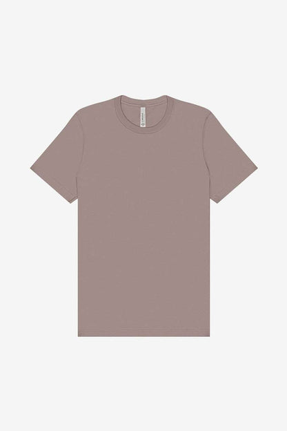 UNISEX JERSEY SHORT SLEEVE TEE – Pebble Brown | PrintoTerra