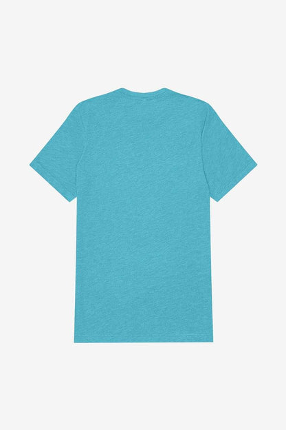 UNISEX TRIBLEND S/S TEE – Aqua Triblend | PrintoTerra