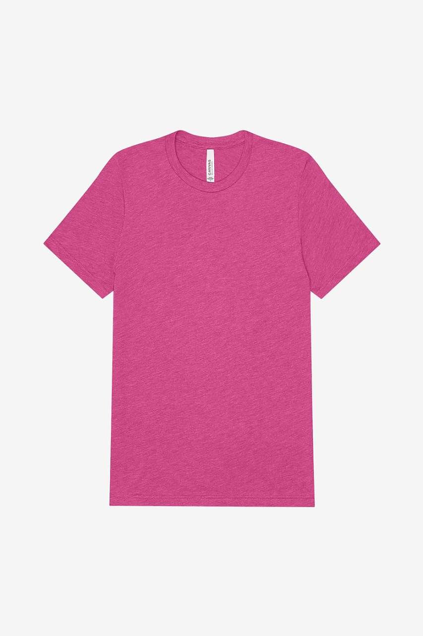 UNISEX TRIBLEND S/S TEE – Berry Triblend | PrintoTerra