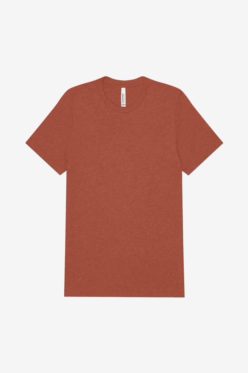 UNISEX TRIBLEND S/S TEE – Clay Triblend | PrintoTerra