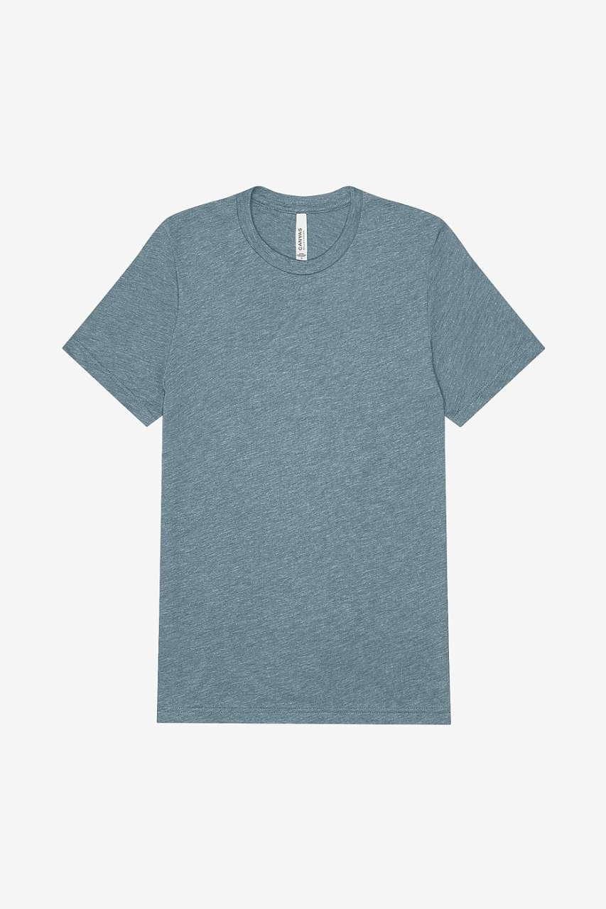 UNISEX TRIBLEND S/S TEE – Denim Triblend | PrintoTerra