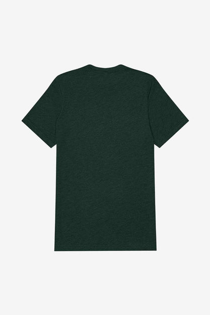 UNISEX TRIBLEND S/S TEE – Emerald Triblend | PrintoTerra