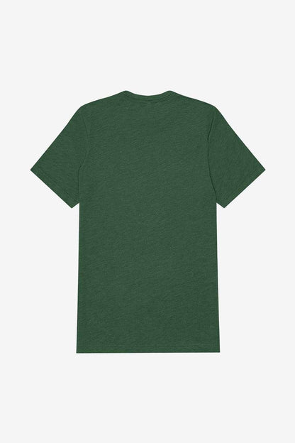 UNISEX TRIBLEND S/S TEE – Grass Green Triblend | PrintoTerra