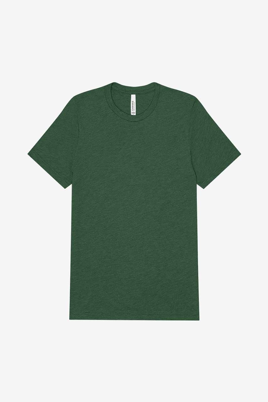 UNISEX TRIBLEND S/S TEE – Grass Green Triblend | PrintoTerra