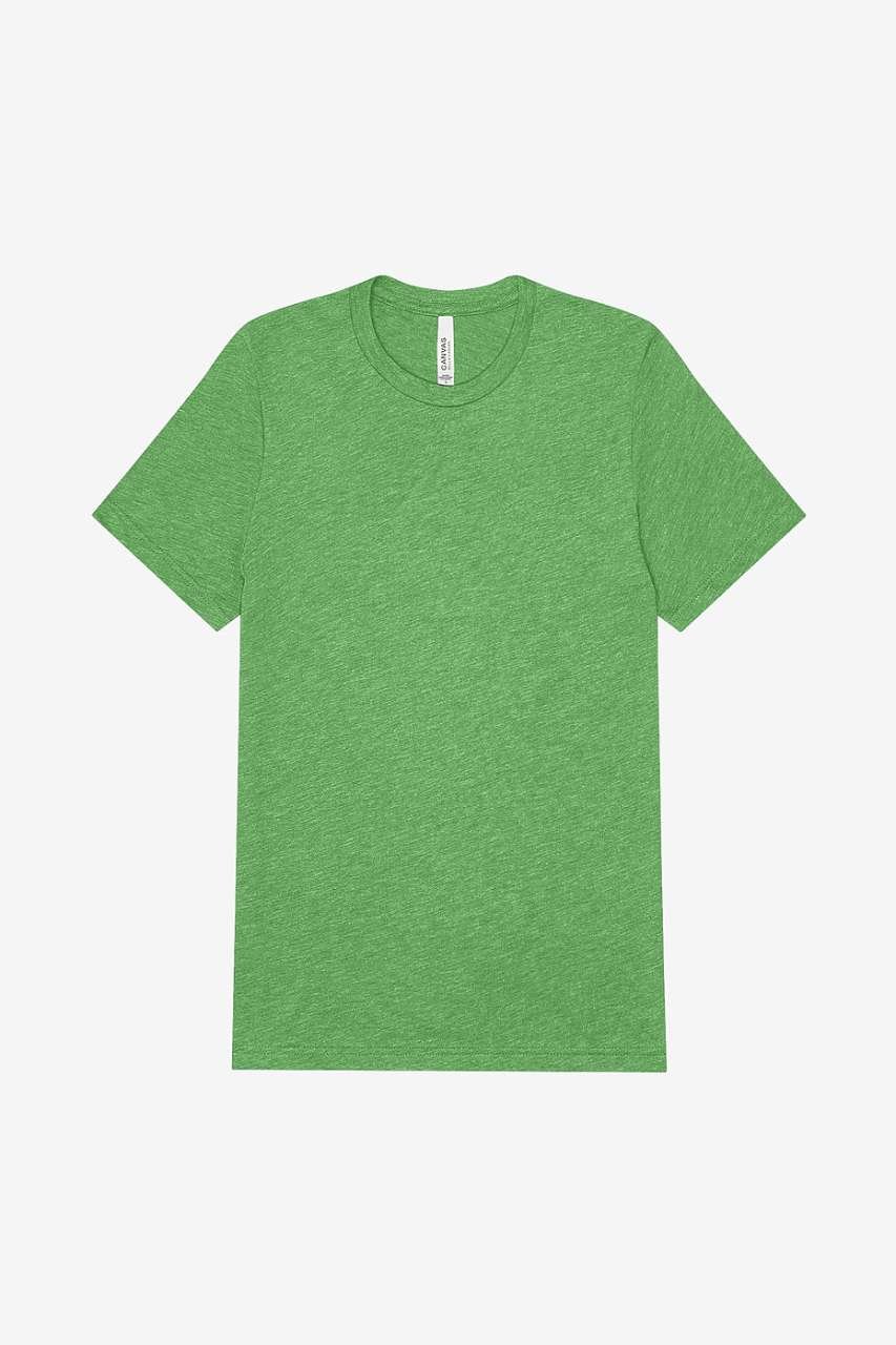 UNISEX TRIBLEND S/S TEE – Green Triblend | PrintoTerra