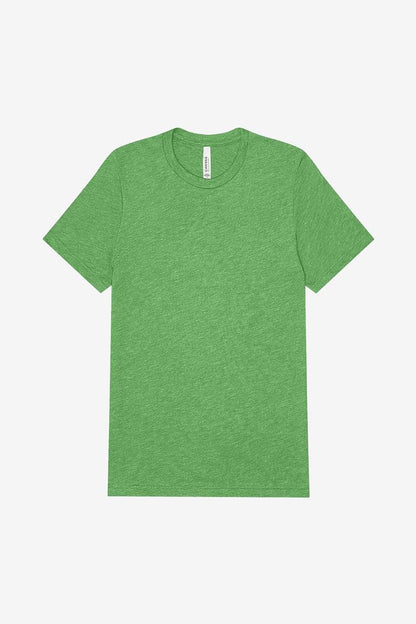 UNISEX TRIBLEND S/S TEE – Green Triblend | PrintoTerra