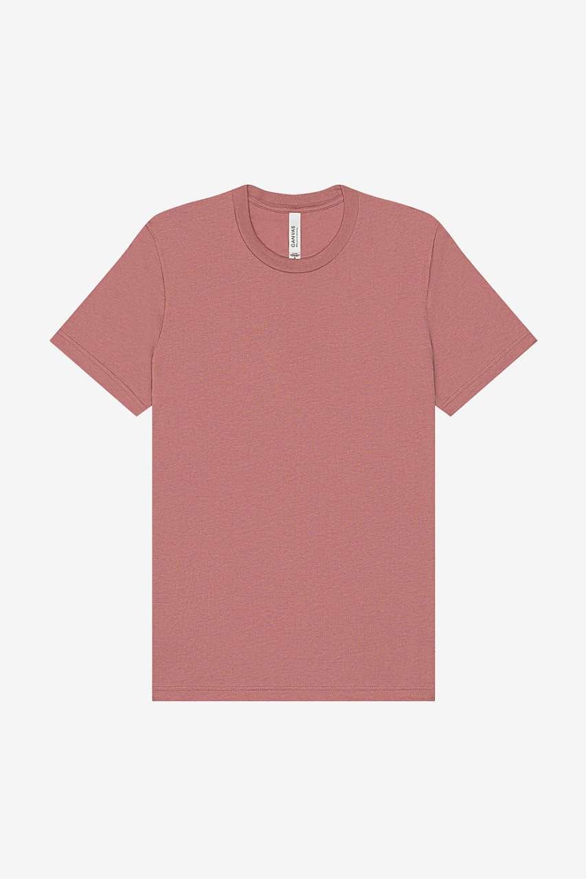 UNISEX TRIBLEND S/S TEE – Mauve Triblend | PrintoTerra
