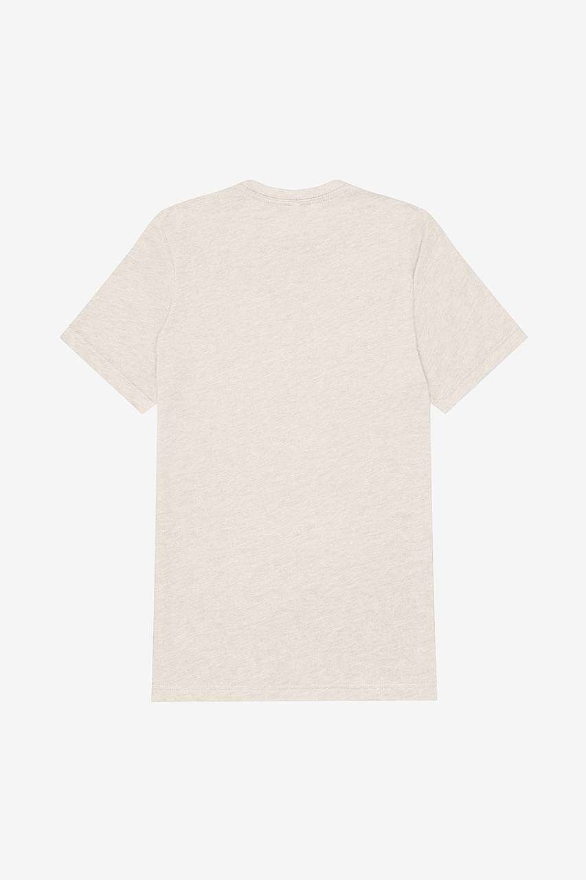 UNISEX TRIBLEND S/S TEE – Oatmeal Triblend | PrintoTerra