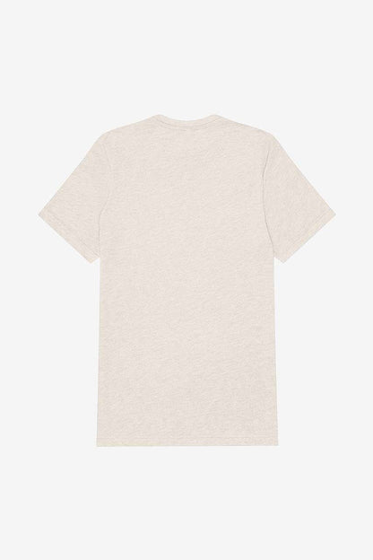 UNISEX TRIBLEND S/S TEE – Oatmeal Triblend | PrintoTerra
