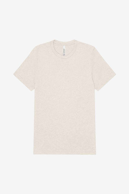 UNISEX TRIBLEND S/S TEE – Oatmeal Triblend | PrintoTerra