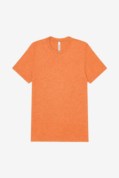 UNISEX TRIBLEND S/S TEE – Orange Triblend | PrintoTerra