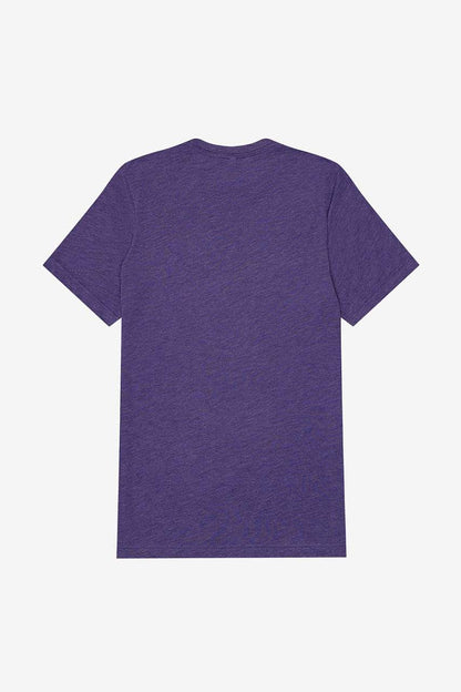 UNISEX TRIBLEND S/S TEE – Purple Triblend | PrintoTerra