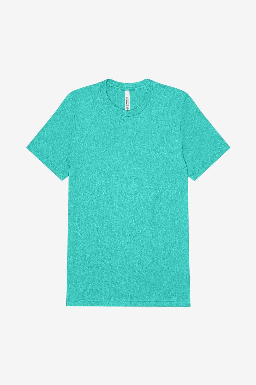 UNISEX TRIBLEND S/S TEE – Sea Green Triblend | PrintoTerra