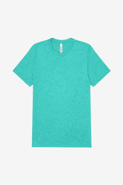 UNISEX TRIBLEND S/S TEE – Sea Green Triblend | PrintoTerra
