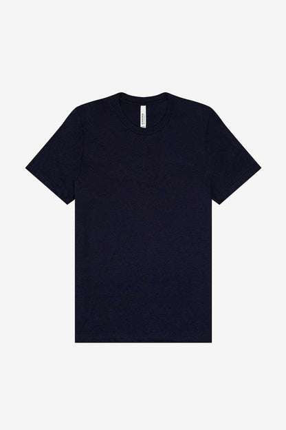 UNISEX TRIBLEND S/S TEE – Solid Navy Triblend | PrintoTerra