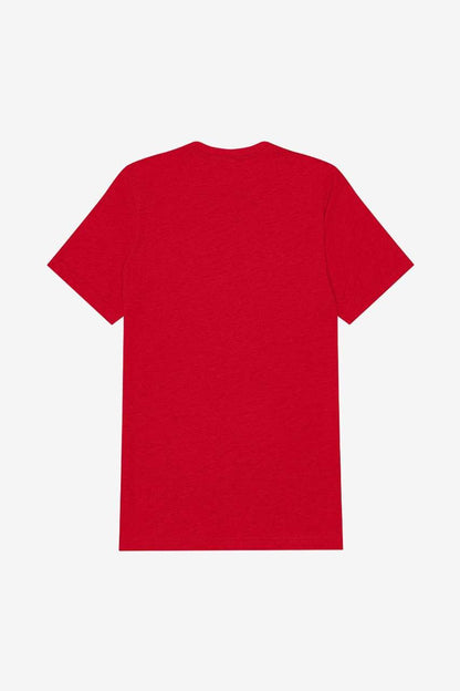 UNISEX TRIBLEND S/S TEE – Solid Red Triblend | PrintoTerra