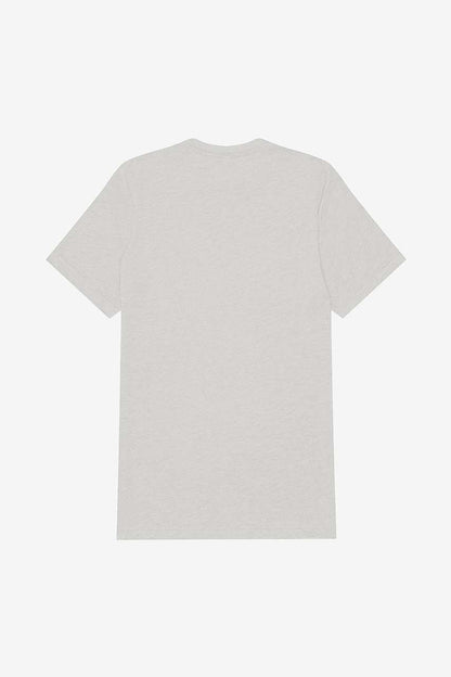 UNISEX TRIBLEND S/S TEE – Solid White Triblend | PrintoTerra