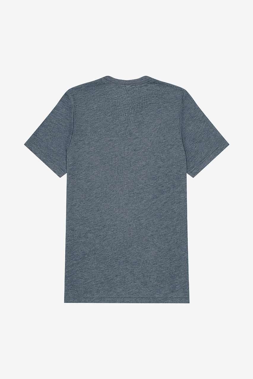 UNISEX TRIBLEND S/S TEE – Steel Blue Triblend | PrintoTerra