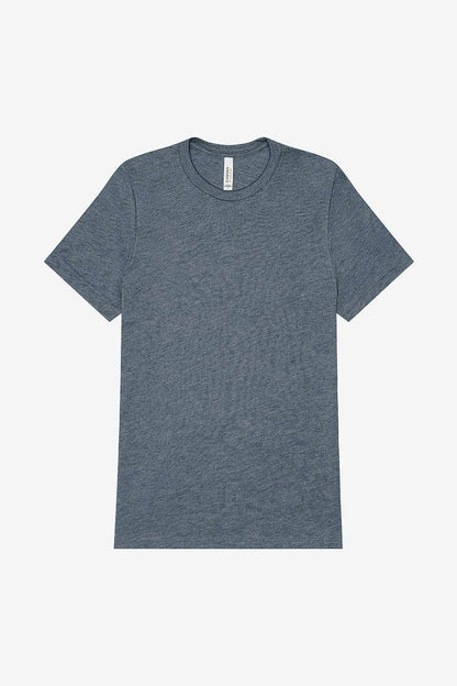 UNISEX TRIBLEND S/S TEE – Steel Blue Triblend | PrintoTerra