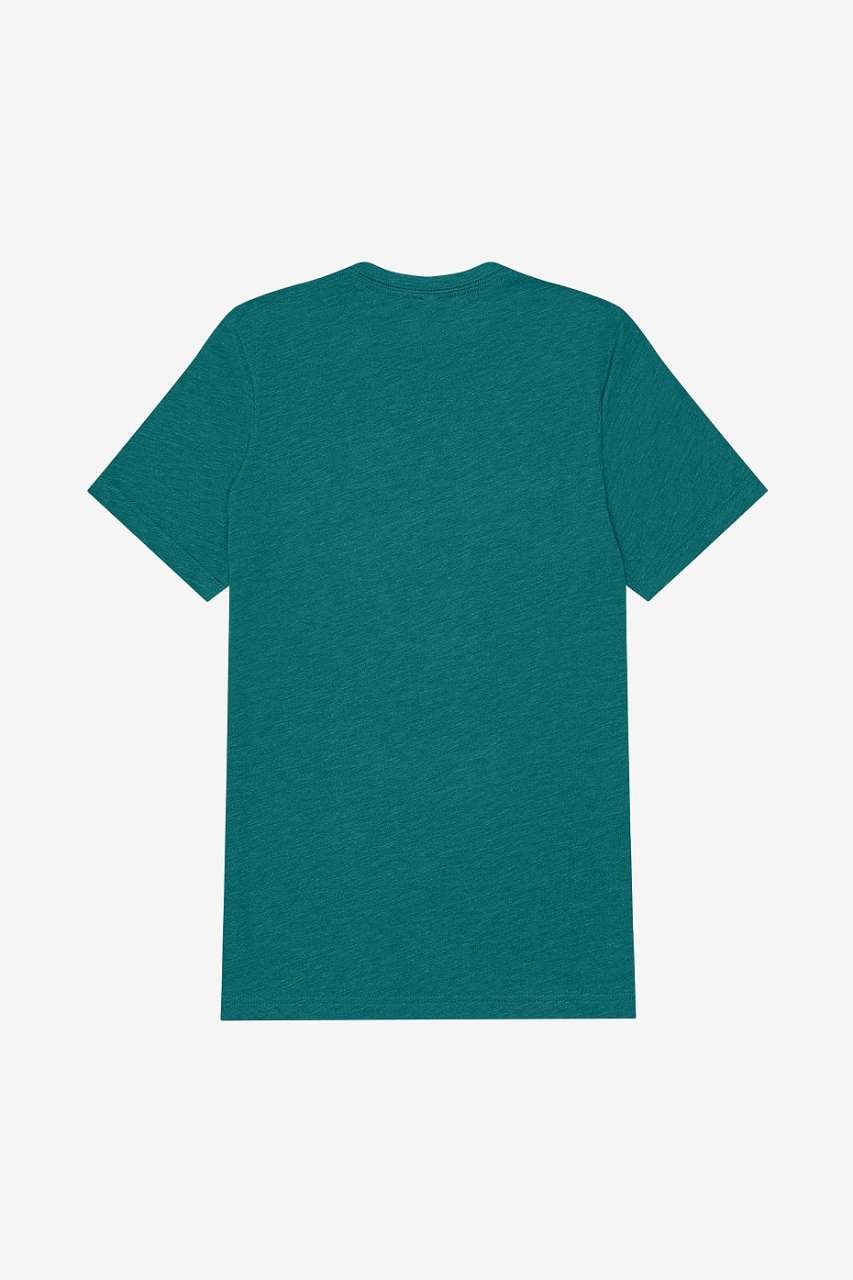 UNISEX TRIBLEND S/S TEE – Teal Triblend | PrintoTerra