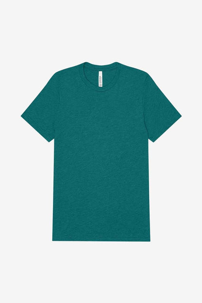 UNISEX TRIBLEND S/S TEE – Teal Triblend | PrintoTerra
