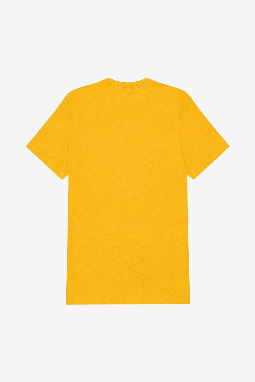 UNISEX TRIBLEND S/S TEE – Yellow Gold Triblend | PrintoTerra