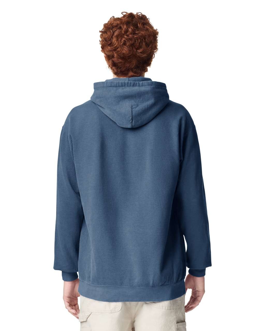 ADULT HOODED SWEATSHIRT – Denim | PrintoTerra