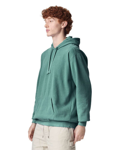 ADULT HOODED SWEATSHIRT – Light Green | PrintoTerra
