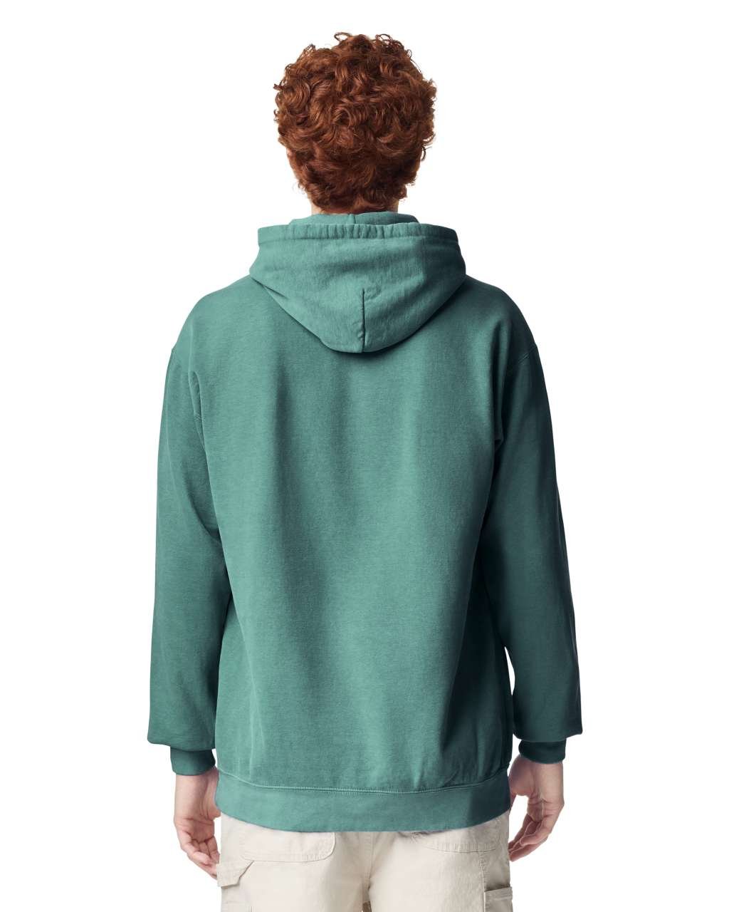 ADULT HOODED SWEATSHIRT – Light Green | PrintoTerra