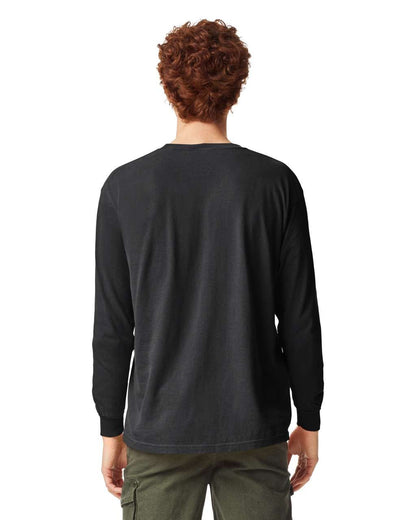 HEAVY WEIGHT ADULT LONG SLEEVE T-SHIRT – Black | PrintoTerra