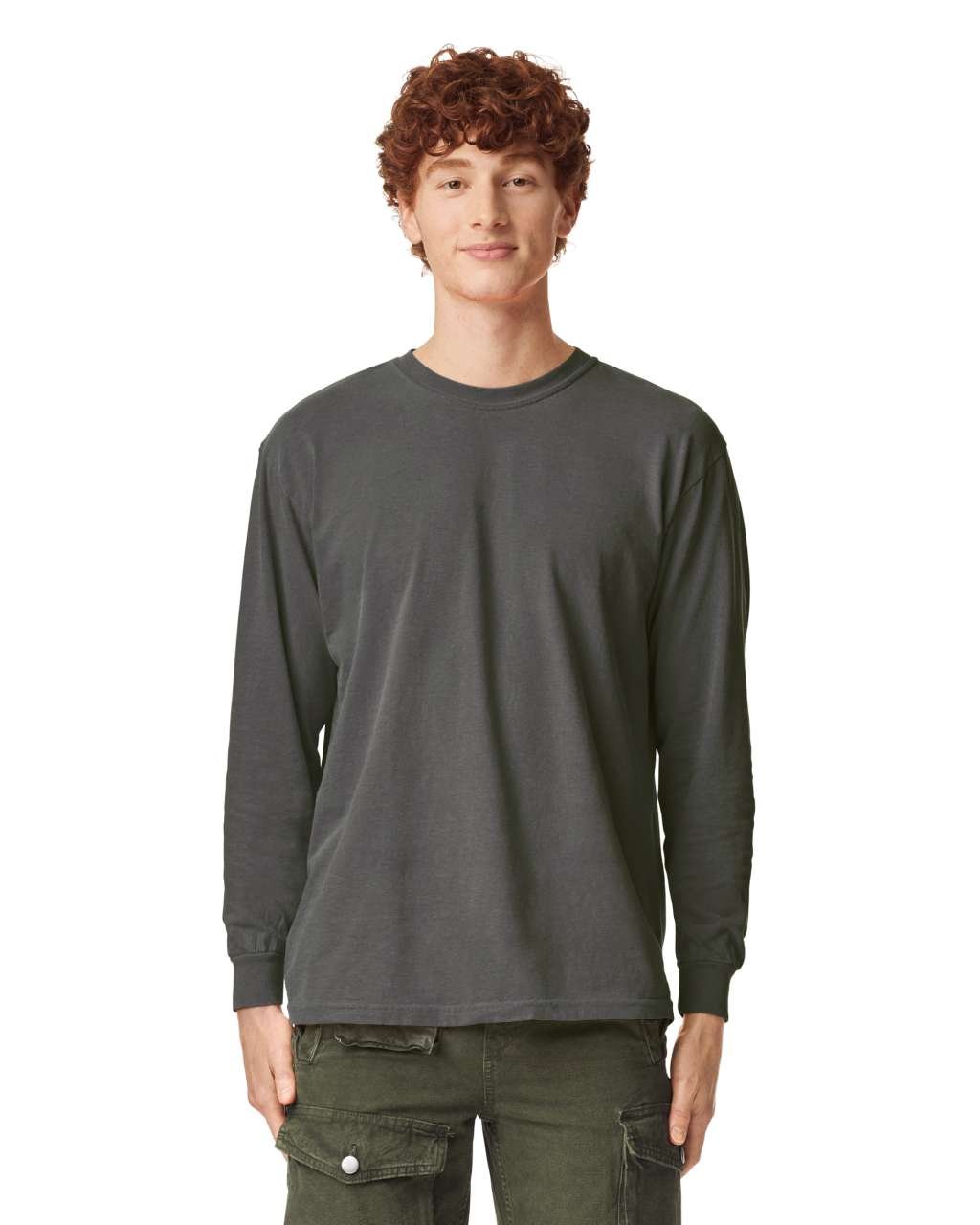 HEAVY WEIGHT ADULT LONG SLEEVE T-SHIRT – Pepper | PrintoTerra