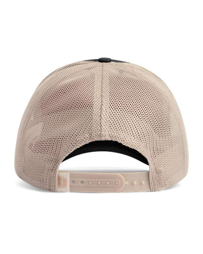 SUNWASHED TRUCKER CAP – Black/Tan | PrintoTerra