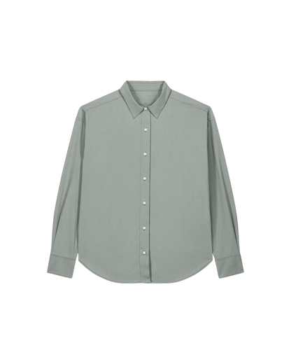 Worker Shirt - G. Dyed Misty Grey