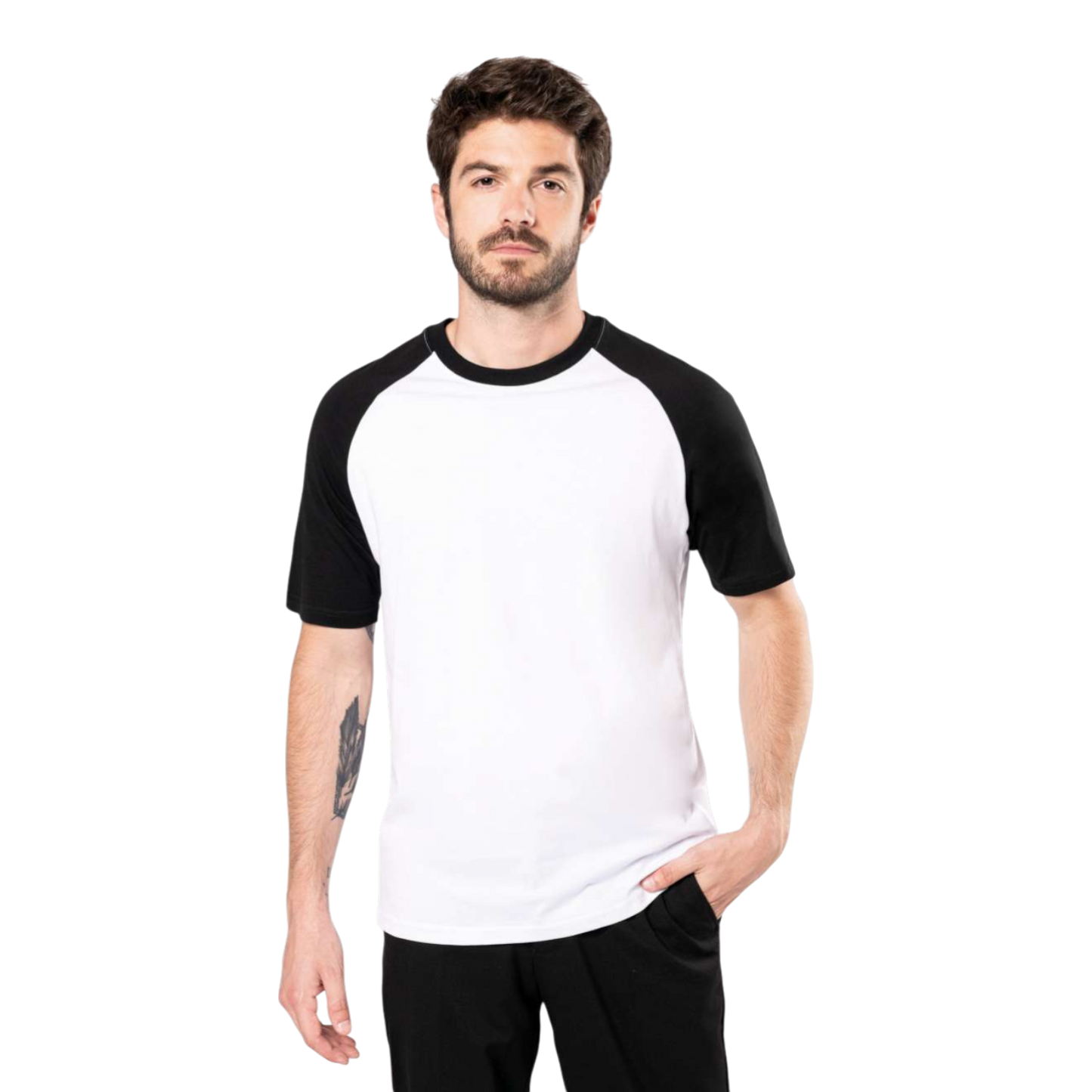 BASEBALL - SHORT-SLEEVED TWO-TONE T-SHIRT
