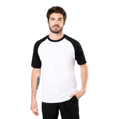 BASEBALL - SHORT-SLEEVED TWO-TONE T-SHIRT