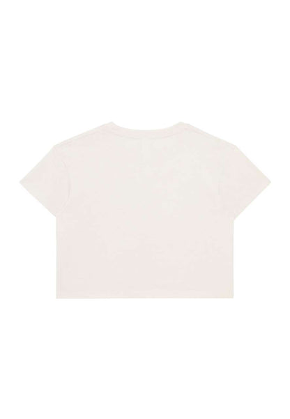 WOMENS CROP TEE – Bone | PrintoTerra