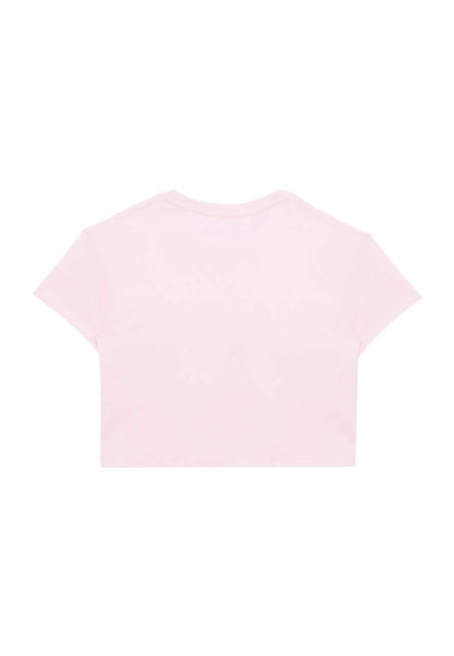 WOMENS CROP TEE – Bubblegum Pink | PrintoTerra